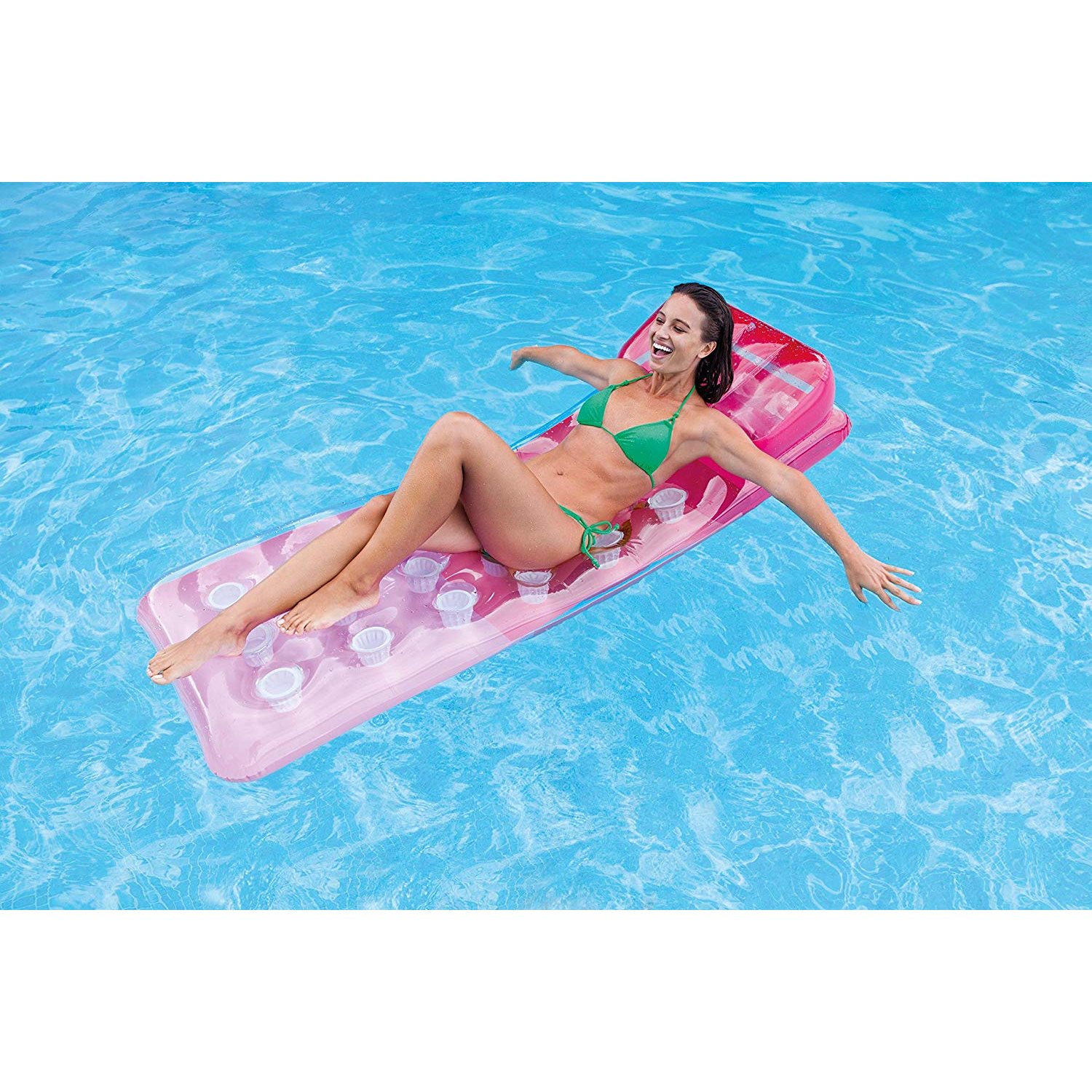 Intex 58890EU 18-Pocket Suntanner Lounge, 188 x 71cm