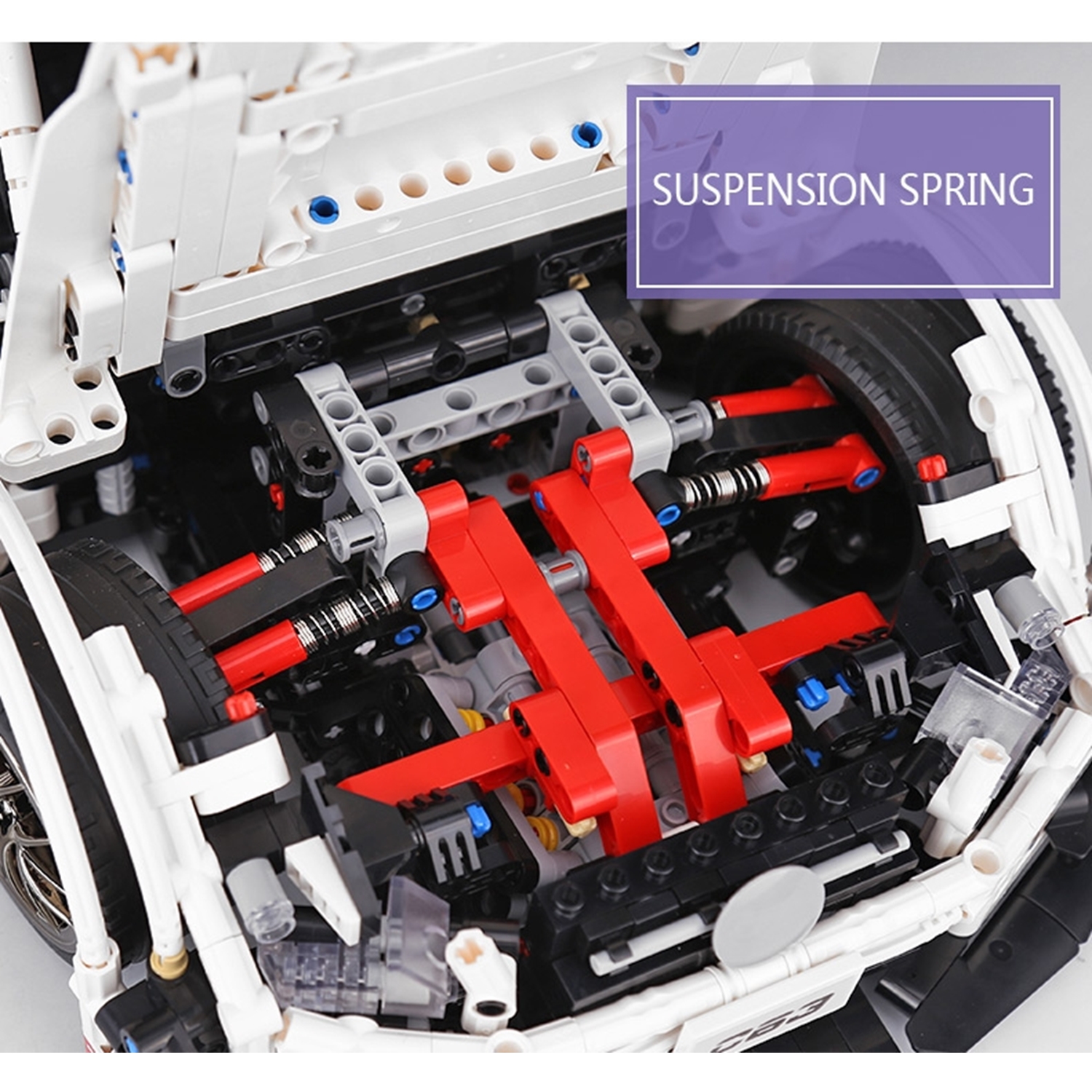 Mould King 13075 Sportwagen C63 Weiß