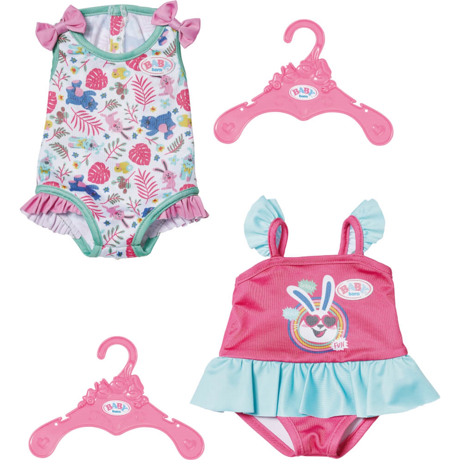 Zapf Creation 833636 BABY born Badeanzug 2sort. 43cm