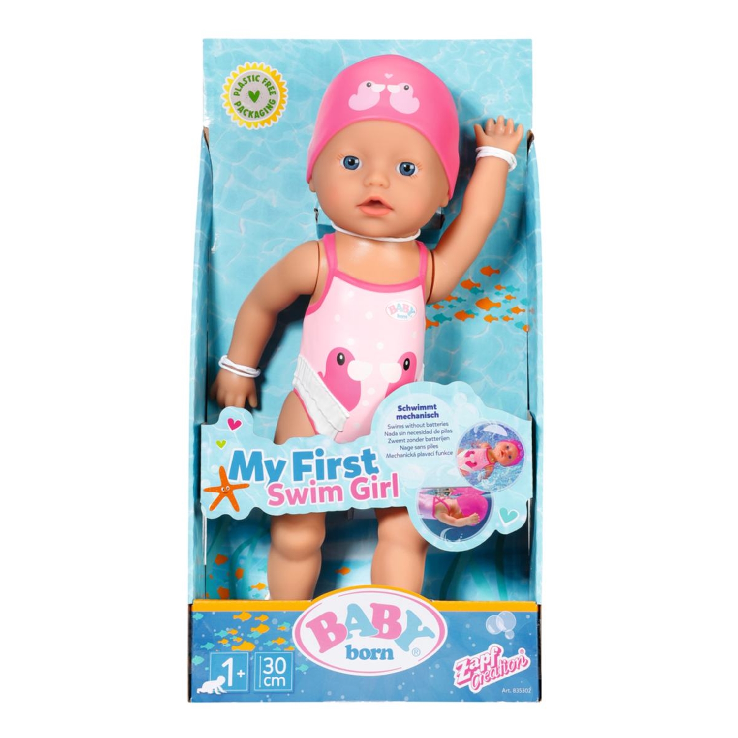 Zapf Creation 835302 BABY born Schwimmende Lissy 30 cm