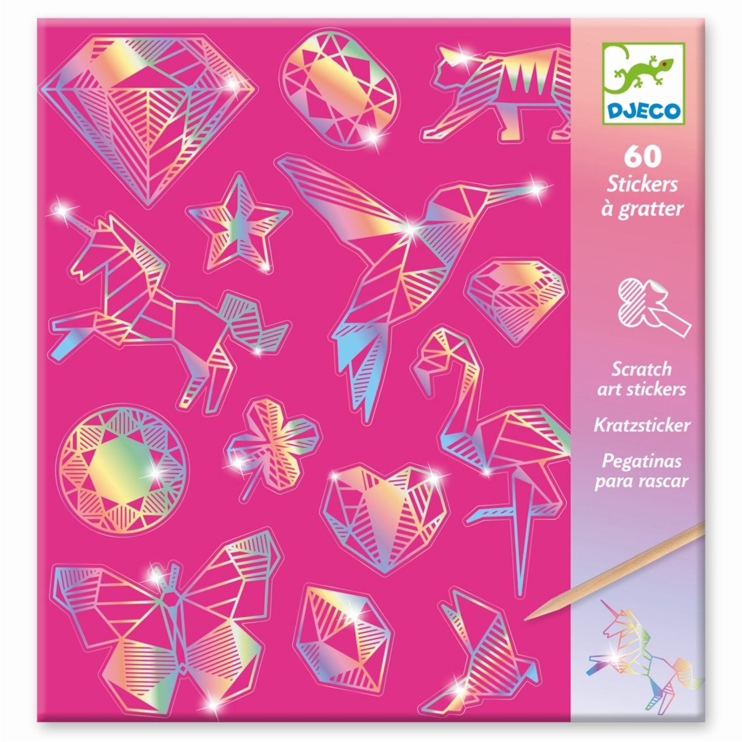 Djeco DJ09736 Kratzbilder: Diamant