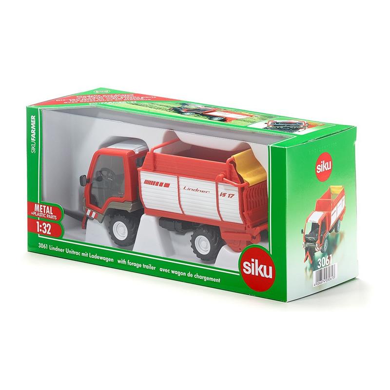 Siku 10306100000 Lindner Unitrac mit Ladewagen