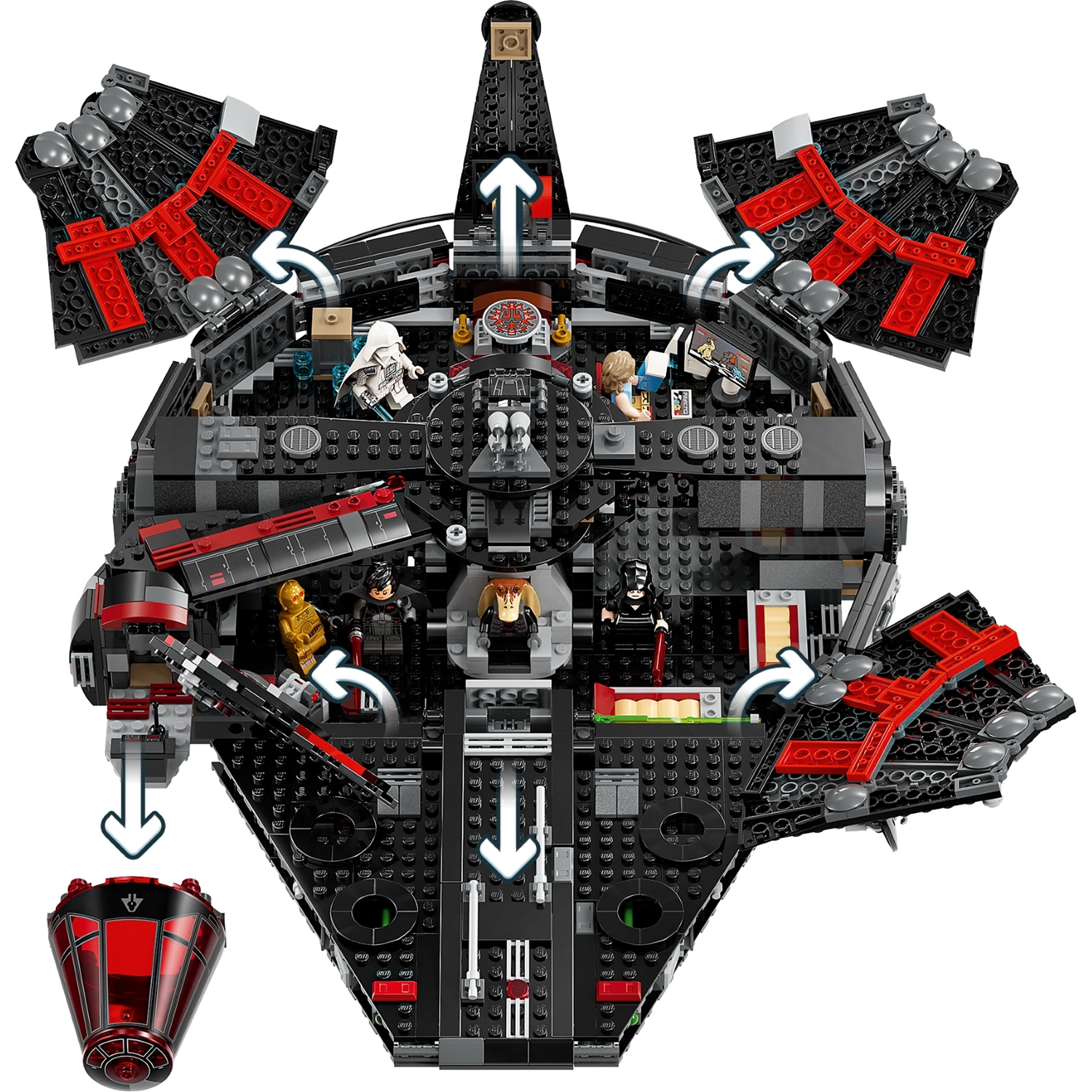 LEGO 75389 Star Wars™ Dunkler Millennium Falke