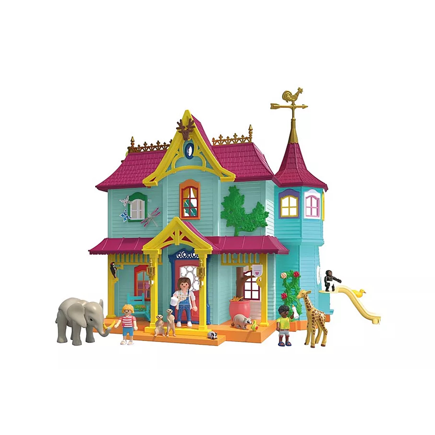 PLAYMOBIL 71852 Animals & Friends Kunterbunte Tiervilla